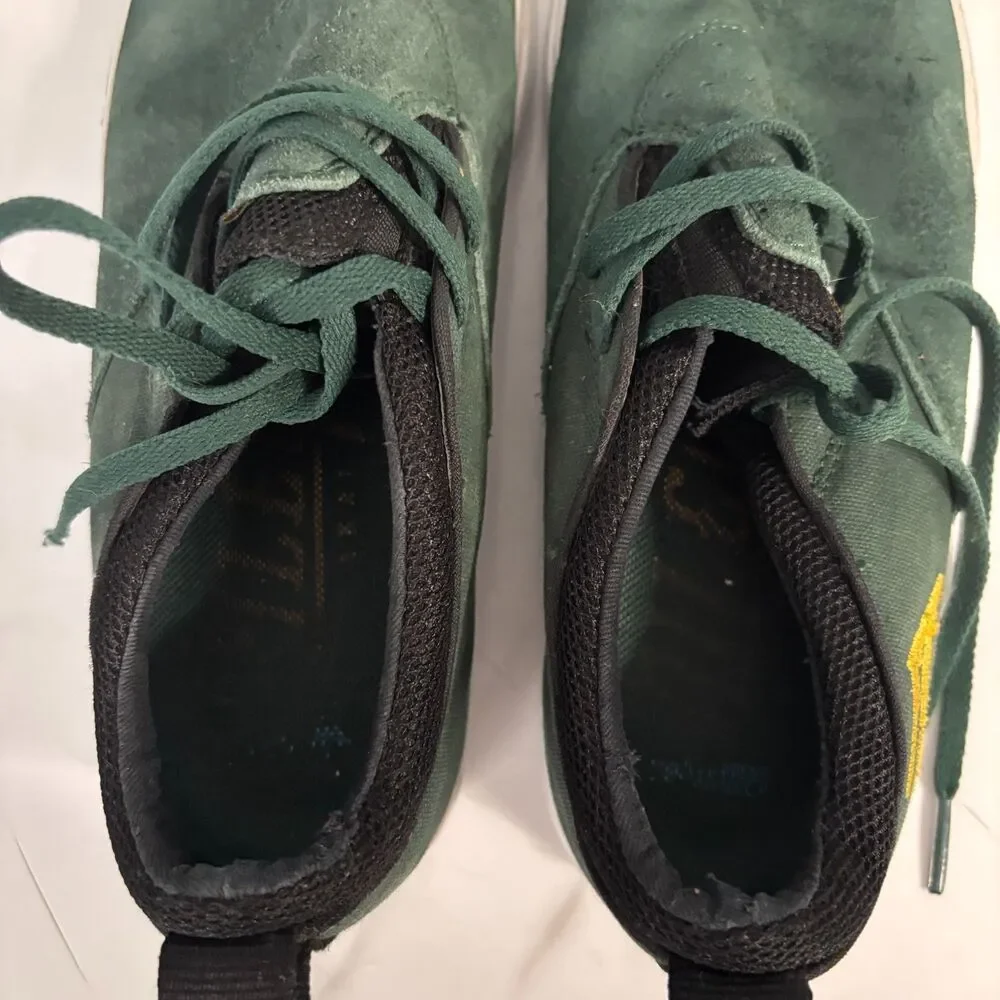 Lakai Men Riley 2 Skate Shoes Gum Suede Sole Slip On Riley Hawk Dk Green Size 7